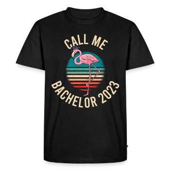 Bachelor 2023 Bachelor's degree 2023 - Men's Premium Organic T-Shirt - black - Front - Nico (187cm)