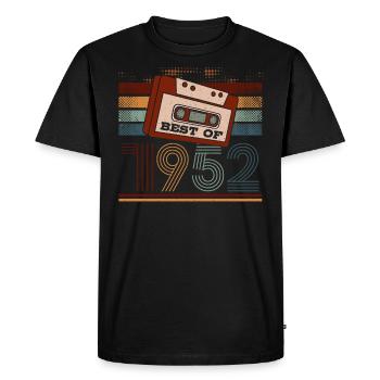 Best Of 1952 | Birthday Shirt | Birthday - Men's Premium Organic T-Shirt - black - Front - Nico (187cm)