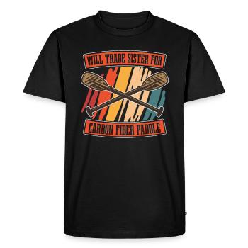 Swap Sister for Carbon Fiber Paddle Dragon - Men's Premium Organic T-Shirt - black - Front - Nico (187cm)