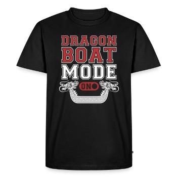 Mode bateau-dragon Dragon Boat Racing Pagayeur - T-shirt Premium bio Homme - noir - Devant - Nico (187cm)