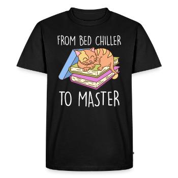 Du refroidisseur de lit au maître 2023 - T-shirt Premium bio Homme - noir - Devant - Nico (187cm)