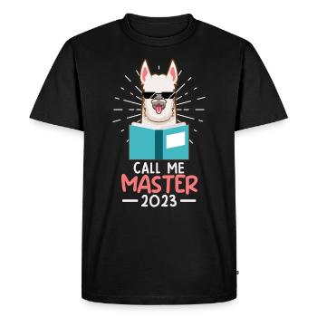 Master Abschluss 2023 Call Me Master - Männer Premium Bio T-Shirt - Schwarz - Vorne - Nico (187cm)