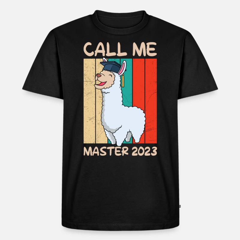 Master Abschluss 2023 - Männer Premium Bio T-Shirt - Schwarz