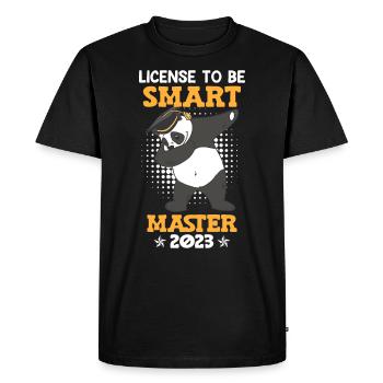 Master 2023 Master Degree - Men's Premium Organic T-Shirt - black - Front - Nico (187cm)