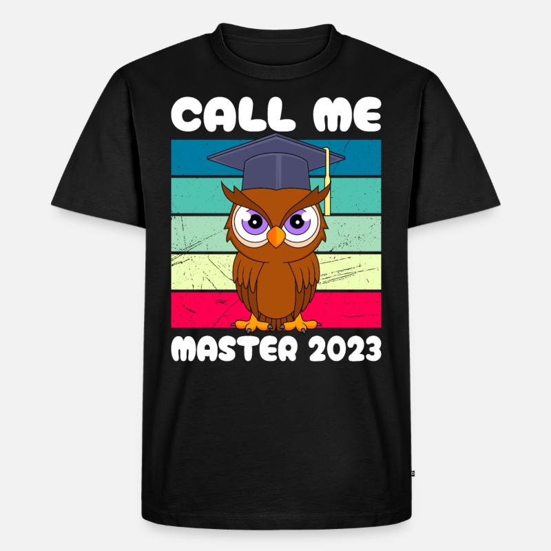 Nennt mich Master 2023 - Männer Premium Bio T-Shirt - Schwarz