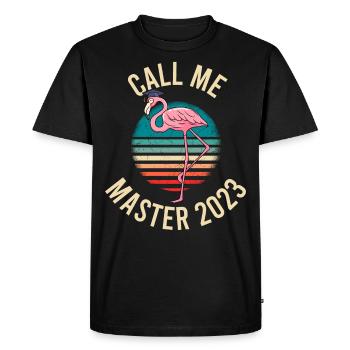 Master 2023 Master - T-shirt Premium bio Homme - noir - Devant - Nico (187cm)