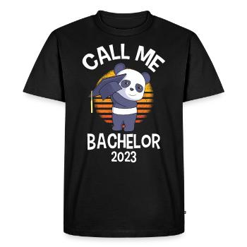 Appelez-moi Bachelor 2023 - T-shirt Premium bio Homme - noir - Devant - Nico (187cm)