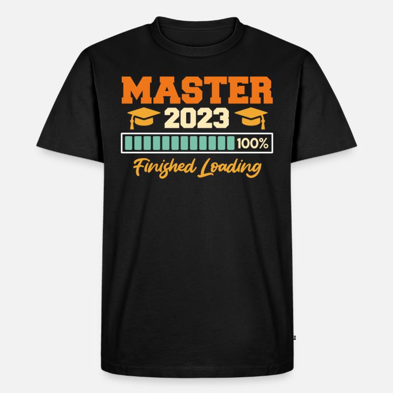 Masterabschluss 2023 Master Abschluss - Männer Premium Bio T-Shirt - Schwarz