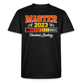 Master 2023 Master - T-shirt Premium bio Homme - noir - Devant - Nico (187cm)