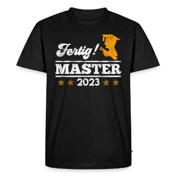 J’ai fini d’étudier le Master 2023 - T-shirt Premium bio Homme - noir - Devant - Nico (187cm)