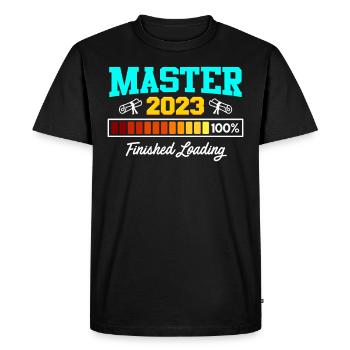 Master 2023 Master - T-shirt Premium bio Homme - noir - Devant - Nico (187cm)