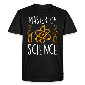 Ingenieur Master Abschluss Master of Science - Männer Premium Bio T-Shirt - Schwarz - Vorne - Nico (187cm)