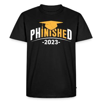 Phinished Degree 2023 Doctor Doctorate - Men's Premium Organic T-Shirt - black - Front - Nico (187cm)