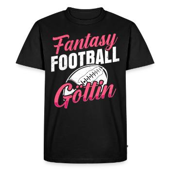 Fantasy Football Goddess Women Fantasy Football - T-shirt Premium bio Homme - noir - Devant - Nico (187cm)