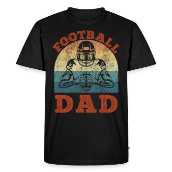 Football Papa Fantasy Football - T-shirt Premium bio Homme - noir - Devant - Nico (187cm)