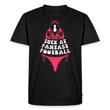 Mauvais joueur de football Fantasy - T-shirt Premium bio Homme - noir - Devant - Nico (187cm)