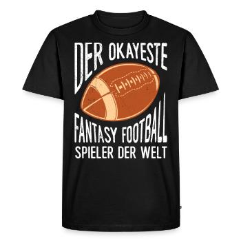 Le joueur de football Fantasy le plus correct du monde - T-shirt Premium bio Homme - noir - Devant - Nico (187cm)