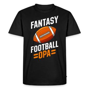 Grand-père de football fantastique - T-shirt Premium bio Homme - noir - Devant - Nico (187cm)