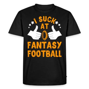 Fantasy Football Loser Je suis nul au Fantasy Football - T-shirt Premium bio Homme - noir - Devant - Nico (187cm)