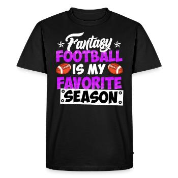 Saison de football Fantasy - T-shirt Premium bio Homme - noir - Devant - Nico (187cm)