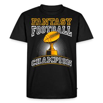Fantasy Football Champion - T-shirt Premium bio Homme - noir - Devant - Nico (187cm)