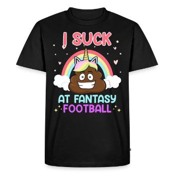 Je suis nul au Fantasy Football - T-shirt Premium bio Homme - noir - Devant - Nico (187cm)