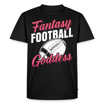 Fantasy Football Goddess Women Fantasy Football - T-shirt Premium bio Homme - noir - Devant - Nico (187cm)