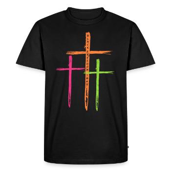 Histoire des Noirs 1865 Liberté des Noirs en Afrique - T-shirt Premium bio Homme - noir - Devant - Nico (187cm)