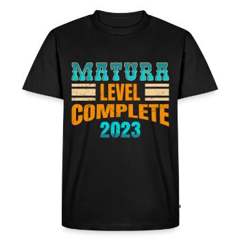 Niveau de maturité complet Maturité 2023 - T-shirt Premium bio Homme - noir - Devant - Nico (187cm)