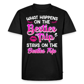 Beasties Trip Friends Summer Holiday Spring Break - T-shirt Premium bio Homme - noir - Devant - Nico (187cm)