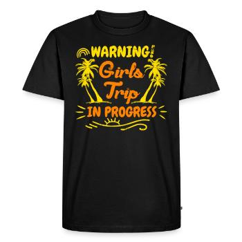 Attention Strip pour filles sur la route Girls Spring Break - T-shirt Premium bio Homme - noir - Devant - Nico (187cm)