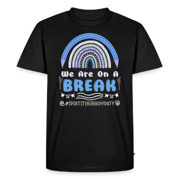 Professeurs d’éducation physique en vacances Enseignants retraités Enseignants - T-shirt Premium bio Homme - noir - Devant - Nico (187cm)