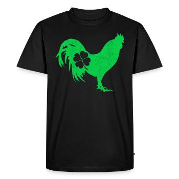 Shenanigan’s Clover St. Patrick’s Day - T-shirt Premium bio Homme - noir - Devant - Nico (187cm)