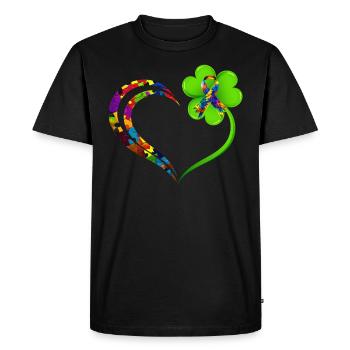 TDAH autiste Autisme Adolescents - T-shirt Premium bio Homme - noir - Devant - Nico (187cm)