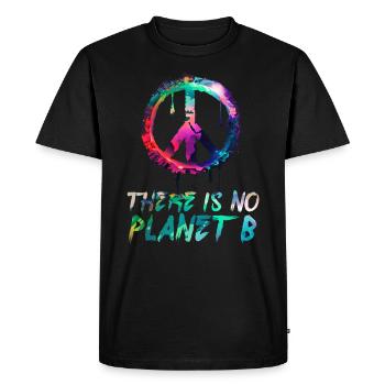 Il n’y a pas de Planète B Earth Day Mission Erde - T-shirt Premium bio Homme - noir - Devant - Nico (187cm)