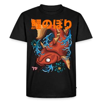 Koinobori - Men's Premium Organic T-Shirt - black - Front - Nico (187cm)