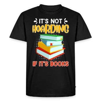 Amateurs de livres Amateurs de livres Livres Amis lisant - T-shirt Premium bio Homme - noir - Devant - Nico (187cm)