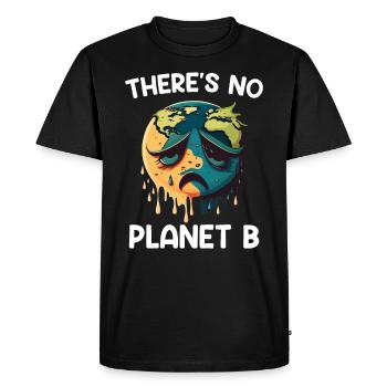 Il n’y a pas de protection de l’environnement pour le Jour de la Terre de la planète B - T-shirt Premium bio Homme - noir - Devant - Nico (187cm)
