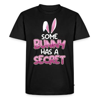 Easter Bunny Cute Easter Friend Easter Bunny Easter - Men's Premium Organic T-Shirt - black - Front - Nico (187cm)