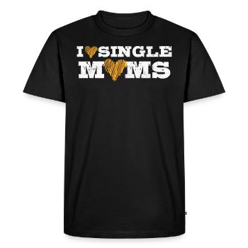 J’adore Single Moms Single Man Party Holiday - T-shirt Premium bio Homme - noir - Devant - Nico (187cm)