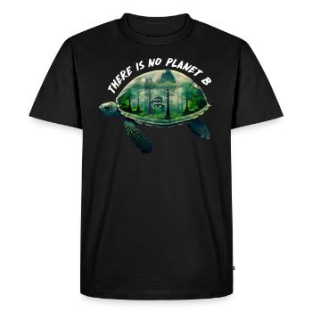 Il n’y a pas de Planète B Earth Day Mission Erde - T-shirt Premium bio Homme - noir - Devant - Nico (187cm)