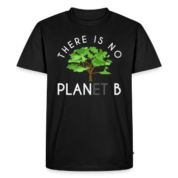 Il n’y a pas de protection de l’environnement pour le Jour de la Terre de la planète B - T-shirt Premium bio Homme - noir - Devant - Nico (187cm)