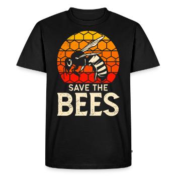 Préserver et protéger les écologistes des animaux et de la nature - T-shirt Premium bio Homme - noir - Devant - Nico (187cm)