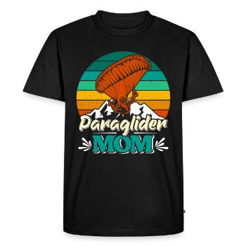 Parapente Maman Parapente Gleitschirmflieger Mama - T-shirt Premium bio Homme - noir - Devant - Nico (187cm)