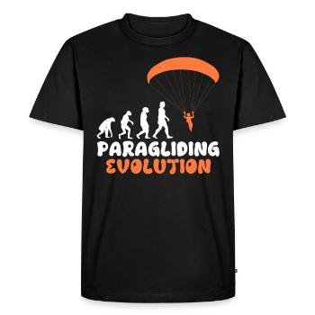 Parapente Evolution Parapente Filles - T-shirt Premium bio Homme - noir - Devant - Nico (187cm)