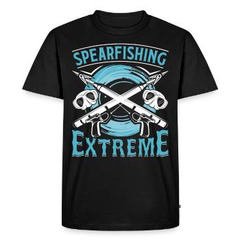 Chasse sous-marine Extreme Dive Spearfisher Harpoon - T-shirt Premium bio Homme - noir - Devant - Nico (187cm)