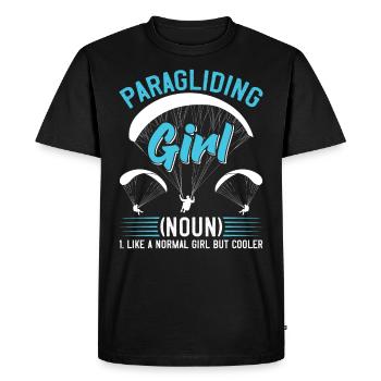 Parapente Fille Parapente Dames - T-shirt Premium bio Homme - noir - Devant - Nico (187cm)