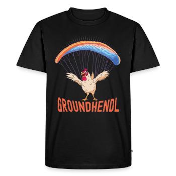 Parapente Groundhendl Parapente Femmes - T-shirt Premium bio Homme - noir - Devant - Nico (187cm)