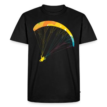 Parapente féminin Parapente filles - T-shirt Premium bio Homme - noir - Devant - Nico (187cm)