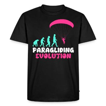 Parapente Evolution Parapente Filles - T-shirt Premium bio Homme - noir - Devant - Nico (187cm)